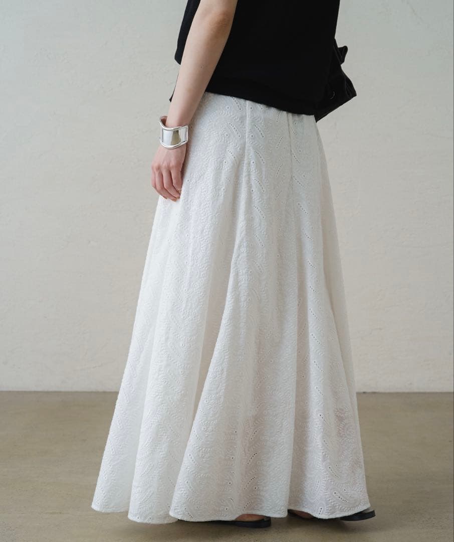 LOUNGEDRESS ペイズリーレーススカート