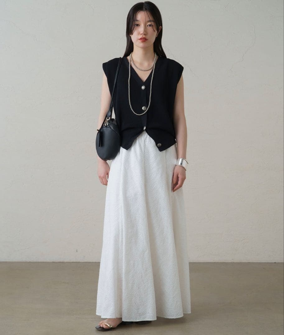 LOUNGEDRESS ペイズリーレーススカート