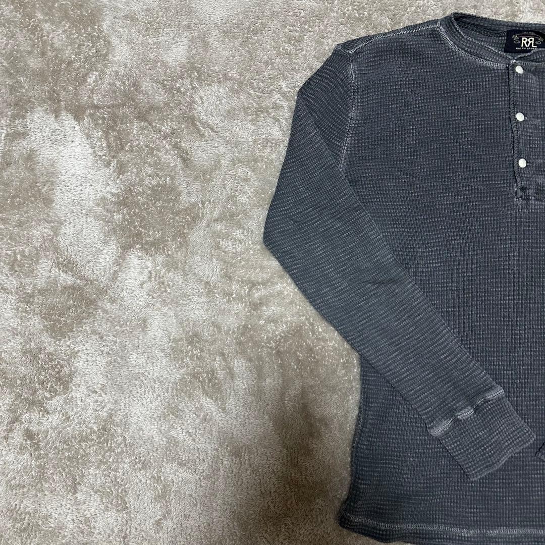【キムタク着用‼️】【RRL】サーマル ヘルリーネックシャツ
