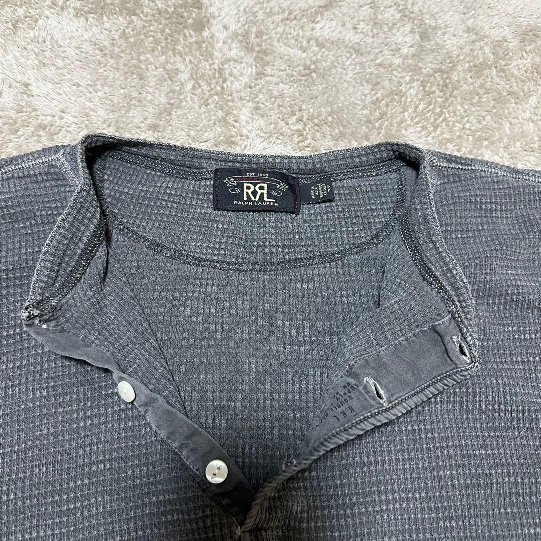 【キムタク着用‼️】【RRL】サーマル ヘルリーネックシャツ