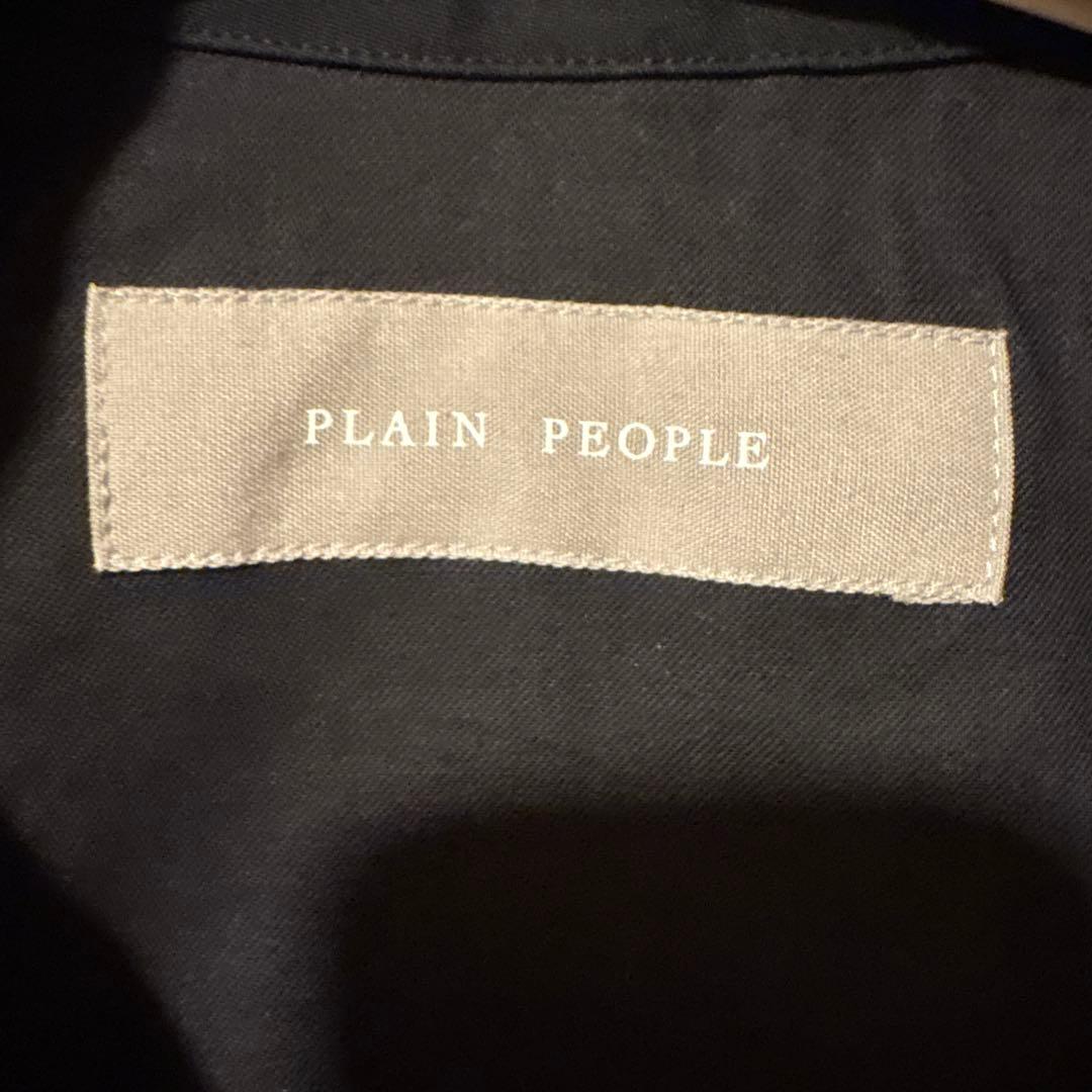 PLAIN PEOPLE バックサテンクレープ比翼ブルゾン 3