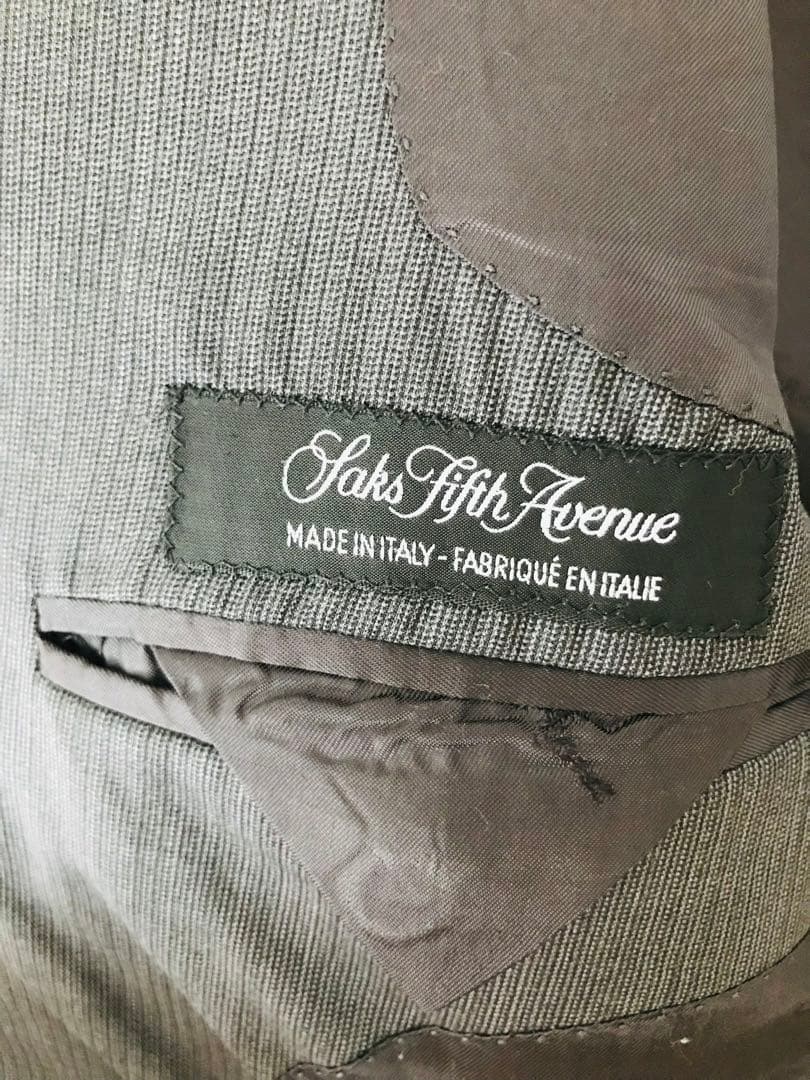 Saks Fifth avenue スーツ　ゼニア　ビンテージ　イタリア製
