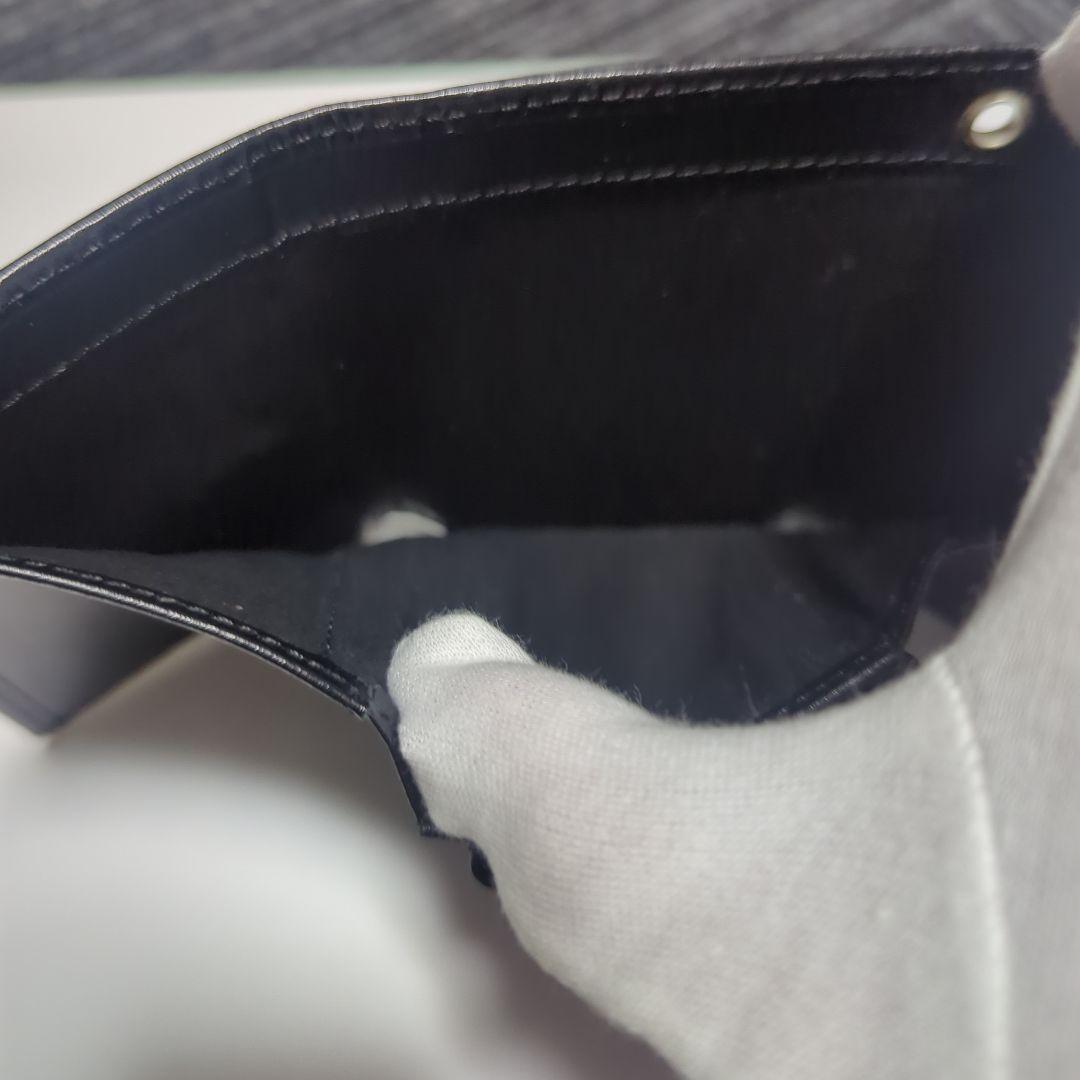 美品！ヒステリックグラマー 三つ折り財布 スタッズ レザー 黒 ウォレット