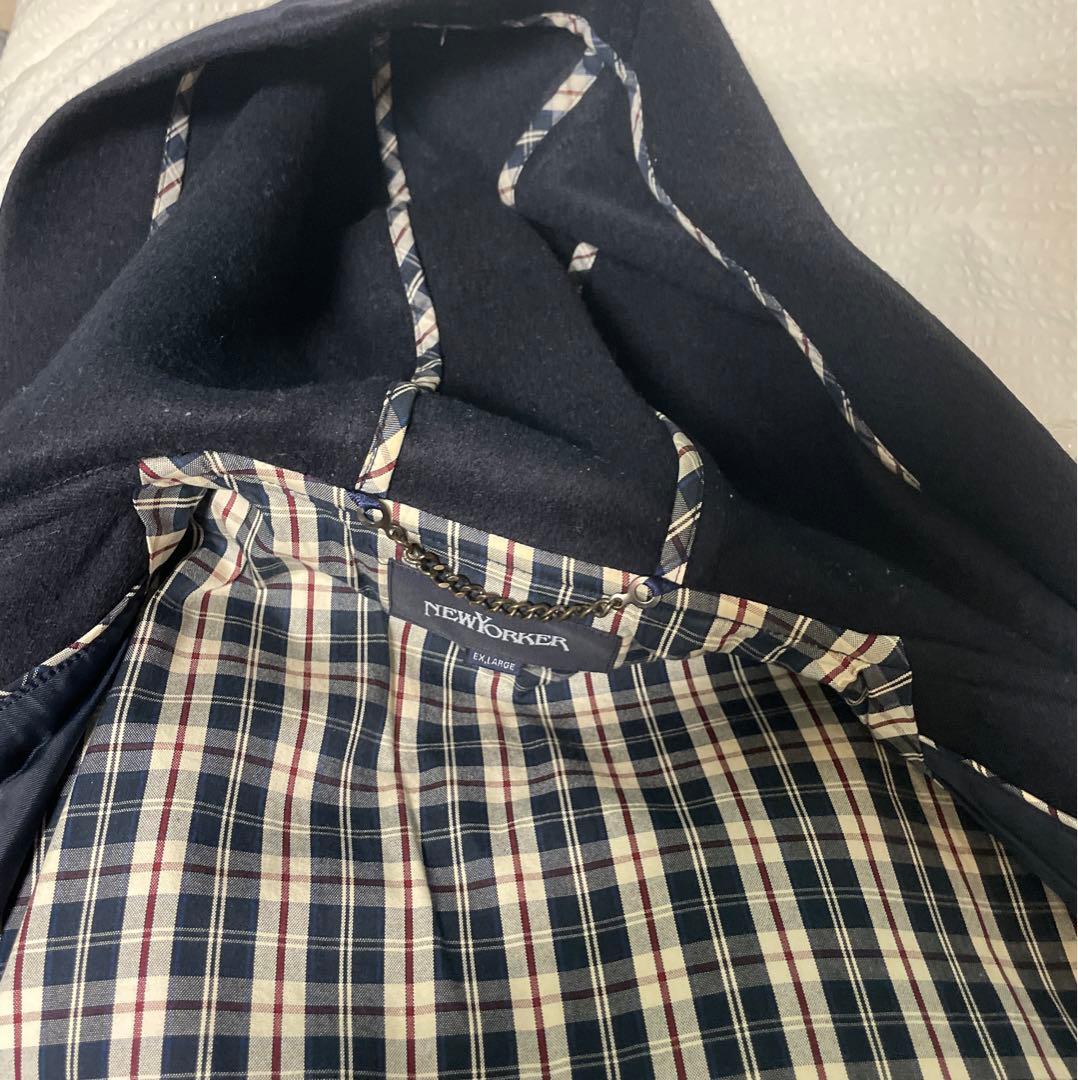 NEWYORKER ネイビー ダッフルコート