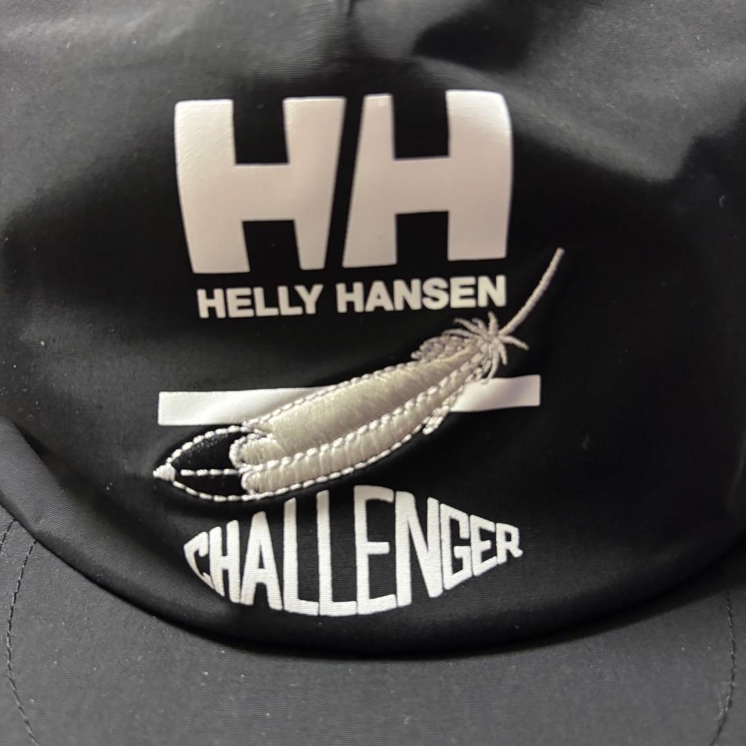 HELLY HANSEN✖️CHALLENGER キャップ／ブラック