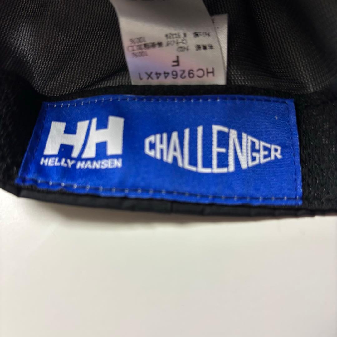 HELLY HANSEN✖️CHALLENGER キャップ／ブラック