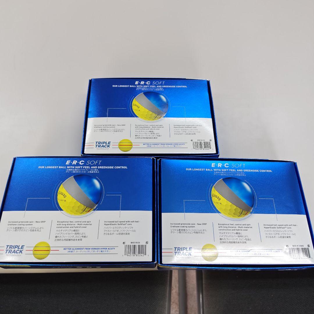 Callaway E.R.C. Soft ゴルフボール 3箱セット