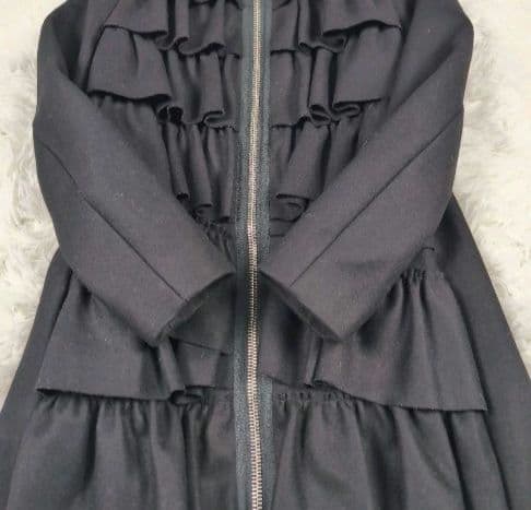 美品　スリーワンフィリップリム ティアードジップジャケット 裏地シルク100％