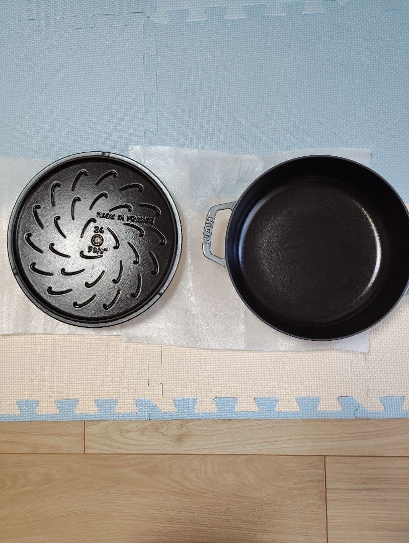 STAUB ブレイザーソテーパン 24cm　グレー