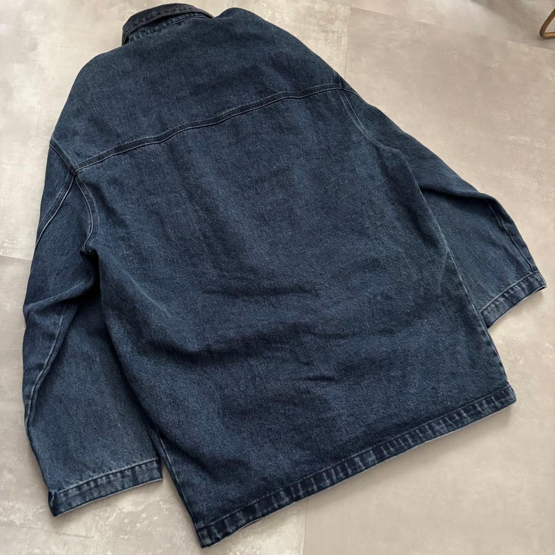 完品 90s - CELIO デニム　カバーオール　フレンチ ワークジャケット