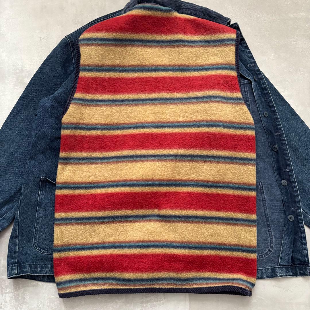 完品 90s - CELIO デニム　カバーオール　フレンチ ワークジャケット