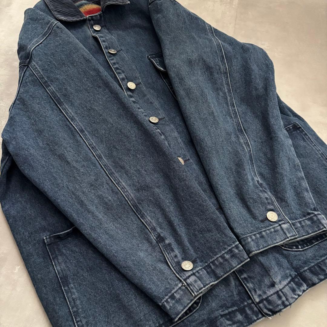 完品 90s - CELIO デニム　カバーオール　フレンチ ワークジャケット
