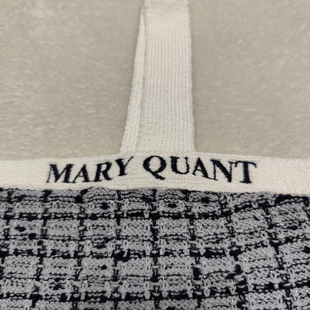 美品 MARY QUANT ツイードニット アンサンブル ネイビー M
