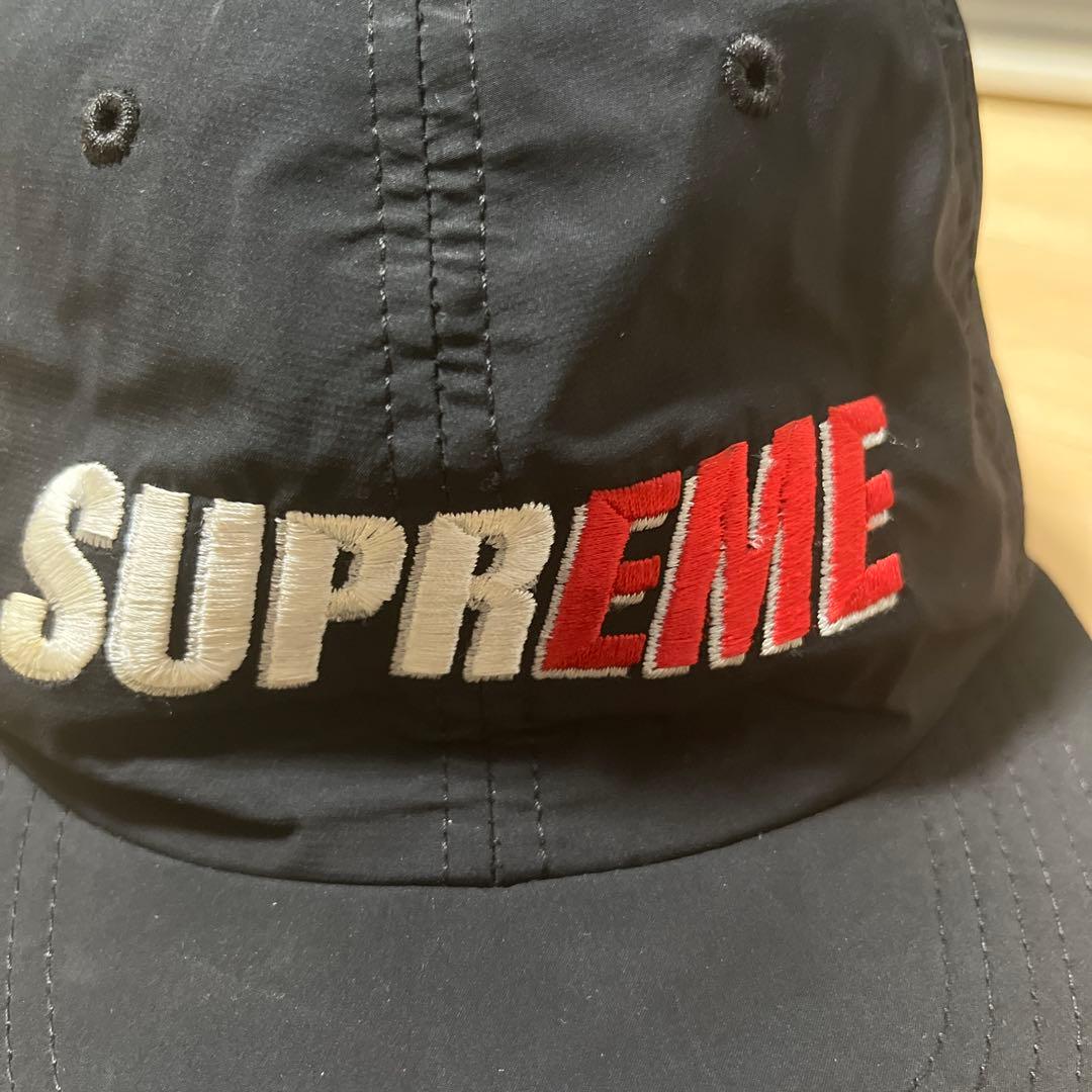 Supreme 2-Tone Nylon 6-Panel ブラック