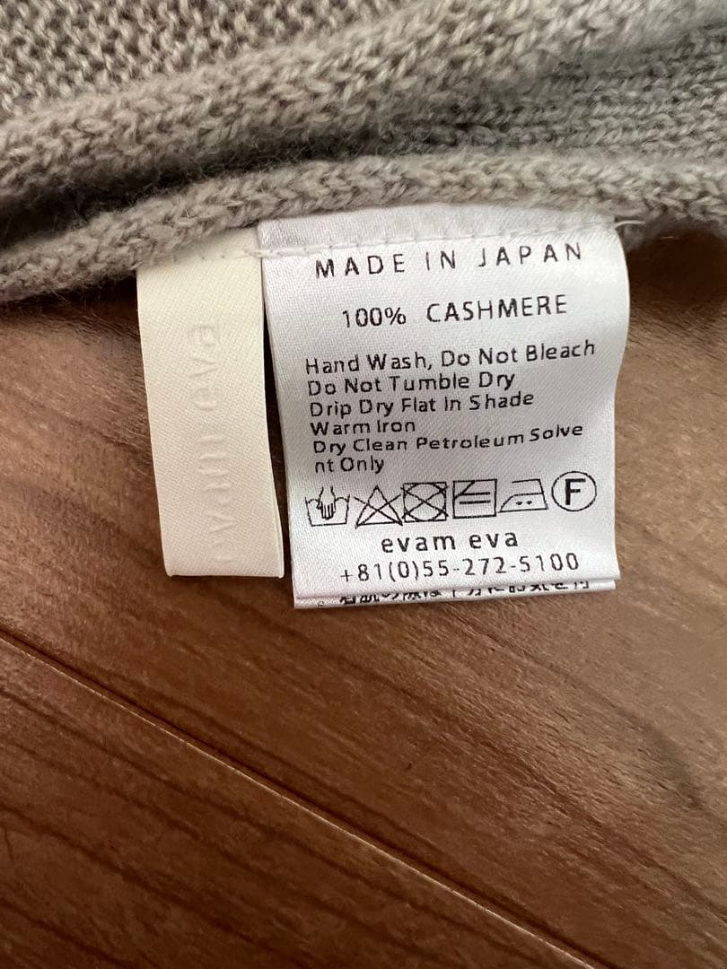 evam eva カシミアストール