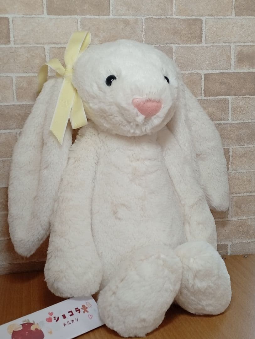  cream Bunny うさぎ クリーム Ｌラージ ぬいぐるみ