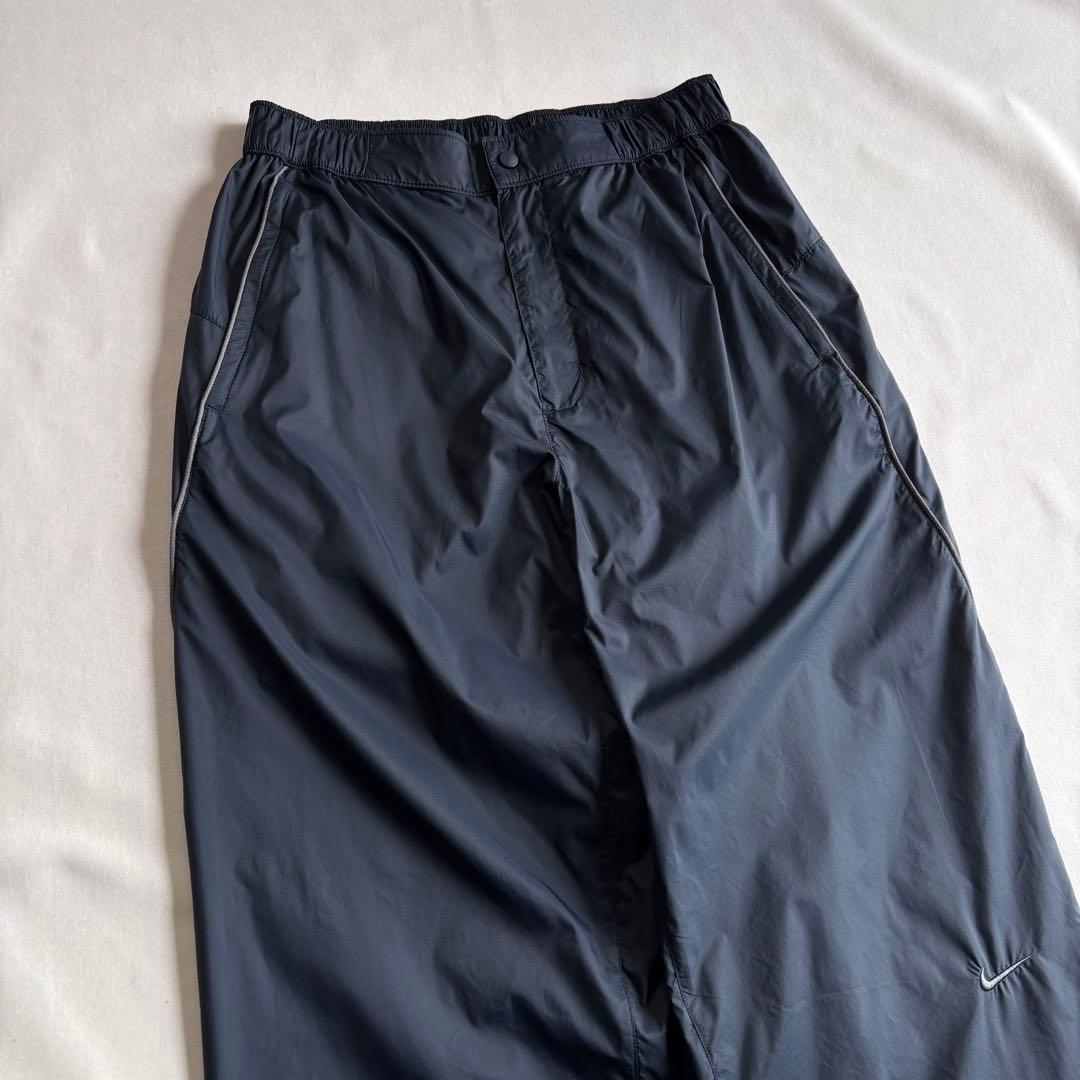 00s NIKE nylon tech pants NVY ドローコード 曲線