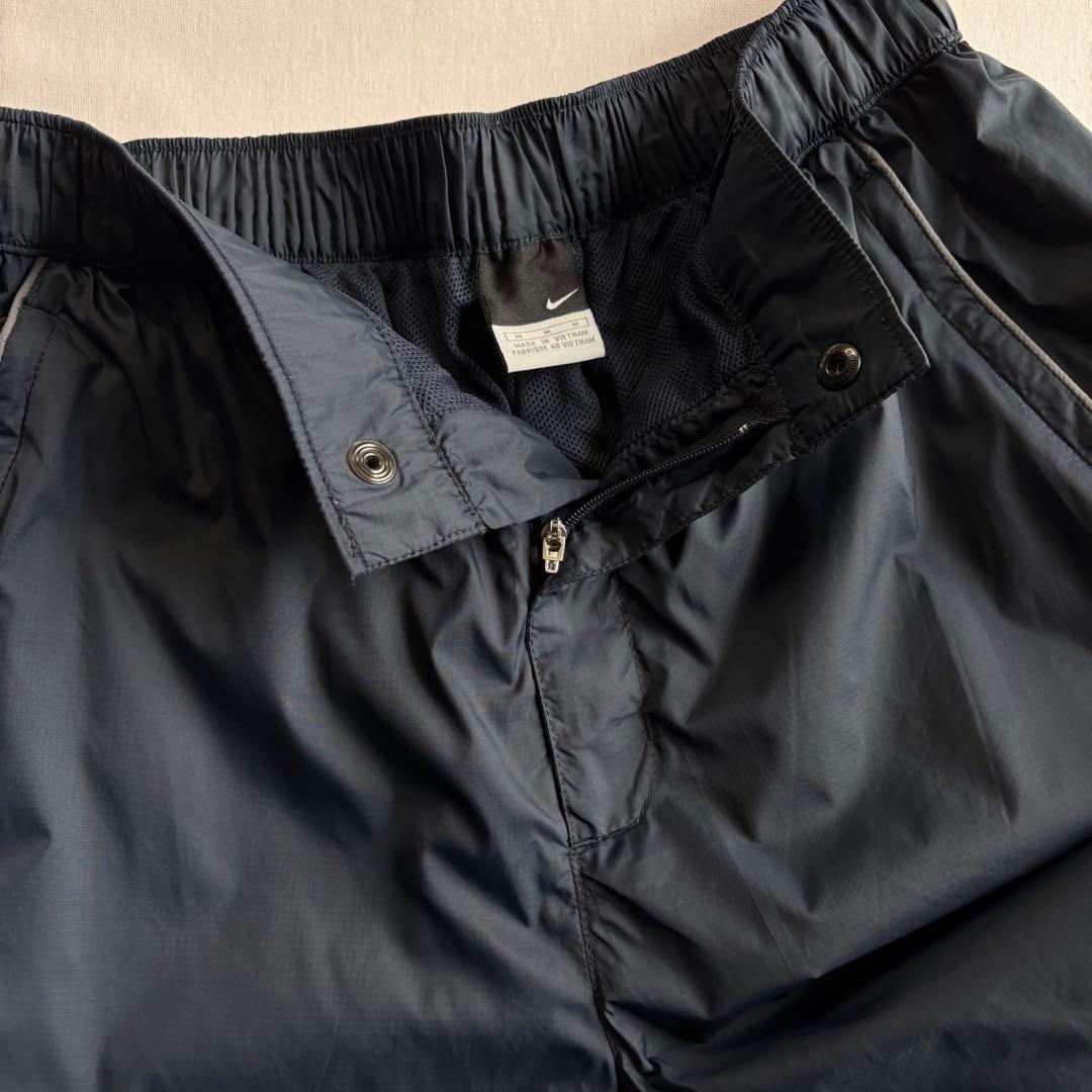 00s NIKE nylon tech pants NVY ドローコード 曲線