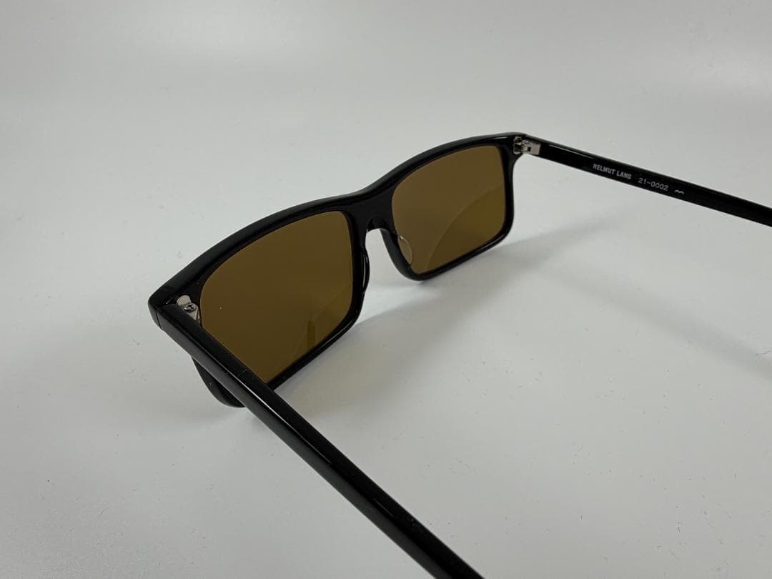 HELMUT LANG 21-0002ブラック ブラウンレンズ未使用超美品