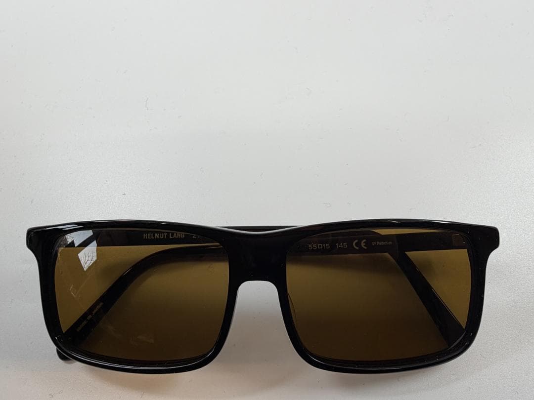 HELMUT LANG 21-0002ブラック ブラウンレンズ未使用超美品