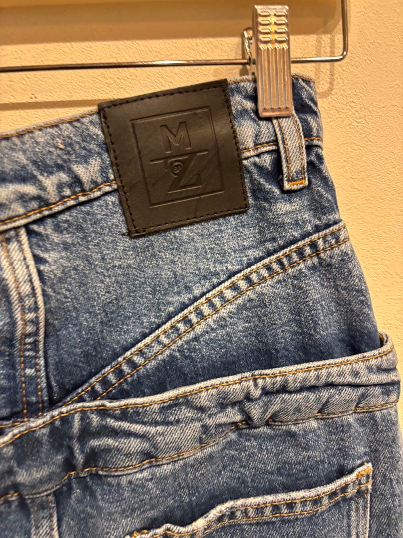 ZARA メゾンスペシャル　ダブルウエストデニムパンツ