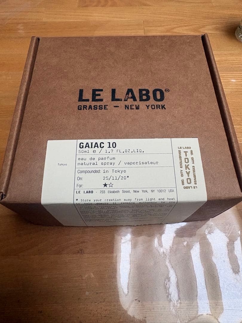 香水(ユニセックス) LE LABO GAIAC10