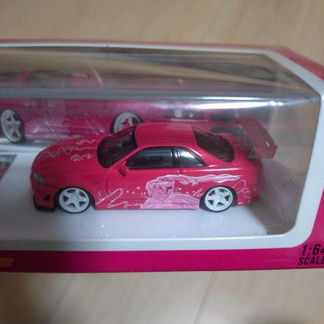 R34GTRピンク1/64 アニメ風デザイン