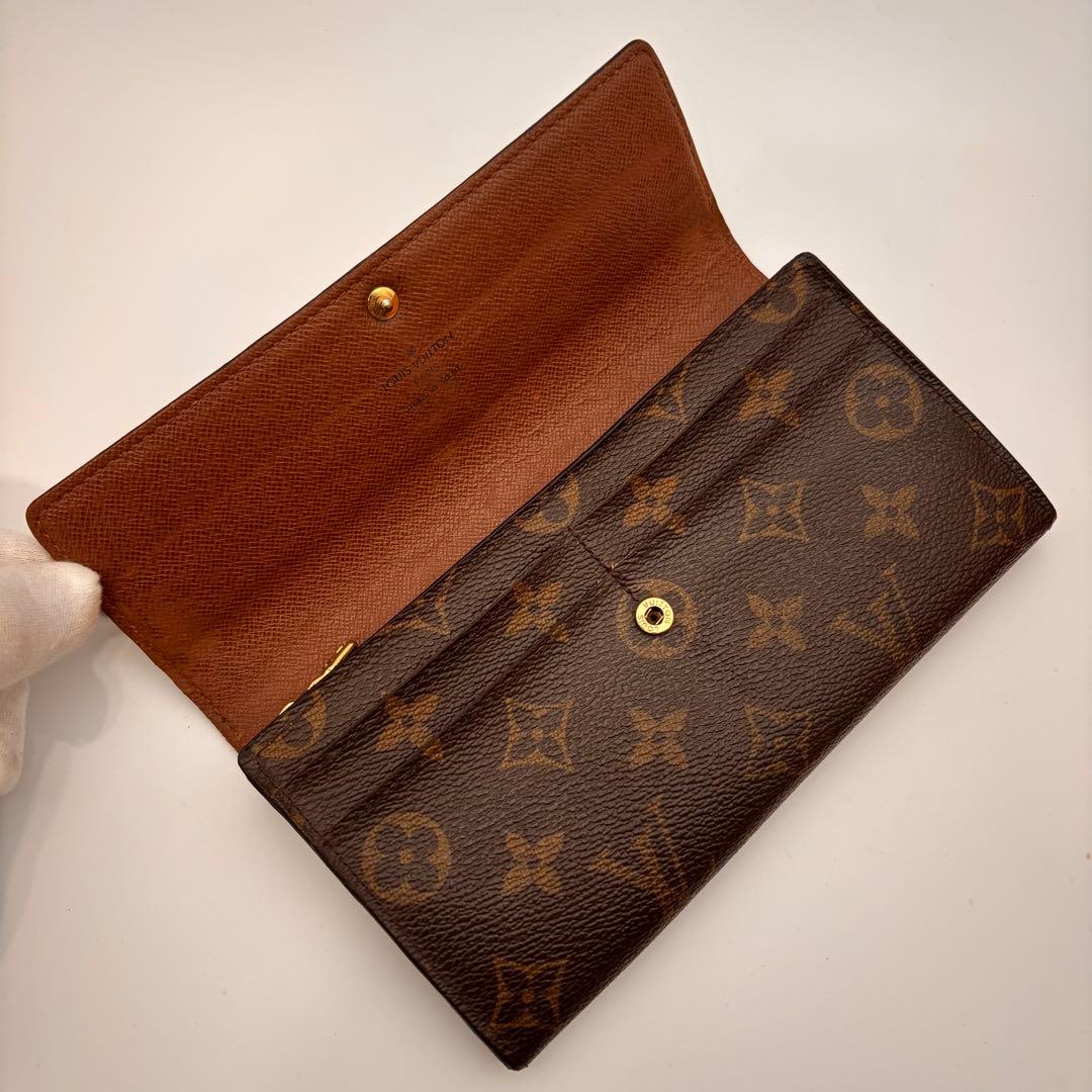 【鑑定済み】ルイヴィトン✨長財布✨10枚✨モノグラム✨ポルトフォイユ・サラ