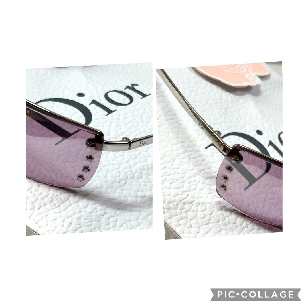 【美品】Christian Dior サングラス 星　スター ビスユニセックス