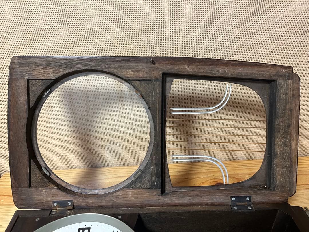 a518/激レア★AICHITOKEI 昭和レトロ ゼンマイ時計 アンティーク