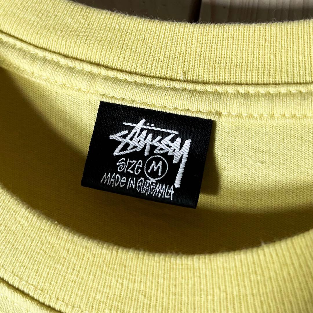 【良品 M】ステューシー 両面 8ボール ストックロゴ Tシャツ