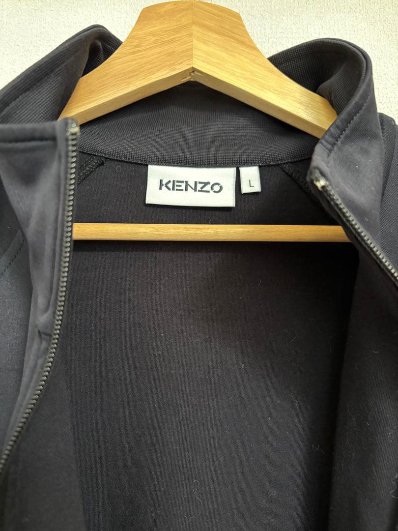 美品！KENZOケンゾージャケットジップアップ ブルゾン タイガーロゴ/Lサイズ