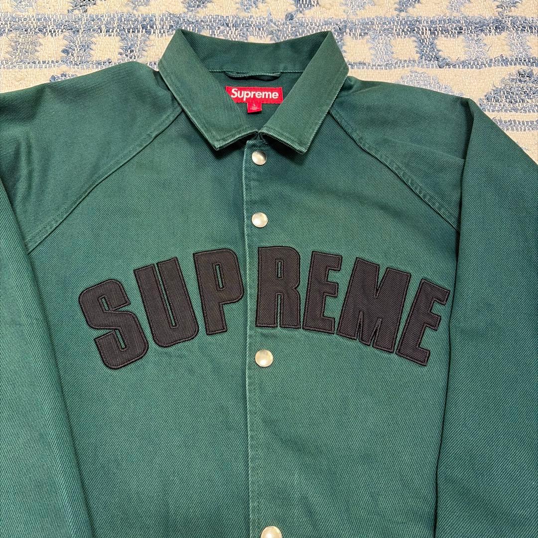 ジャケット・アウター Supreme Arc Denim Coaches Jacket \"Green\"