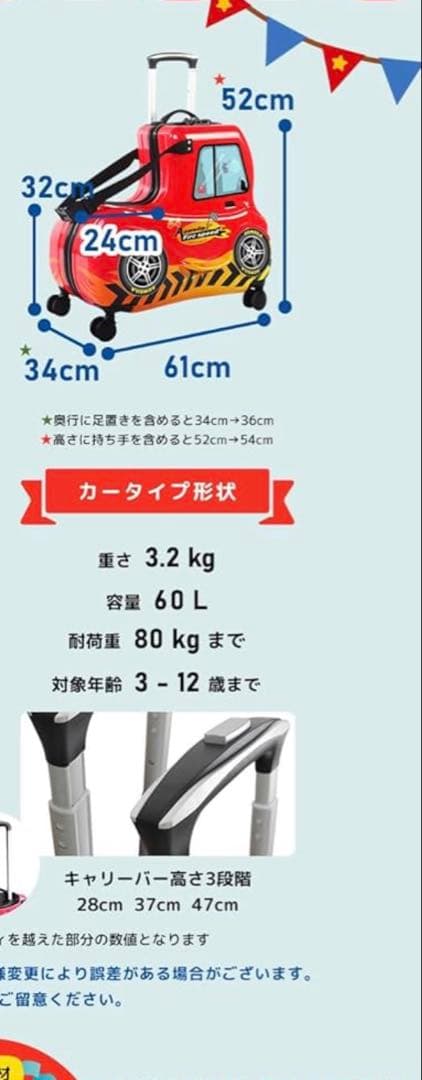 ノリッコ　キャリーケース　旅行　乗れる　パトカー