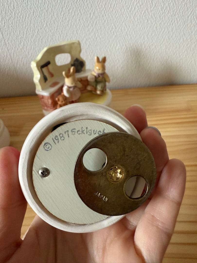 セキグチ ルーシールーシー 陶器製オルゴール4点セット 動作確認済