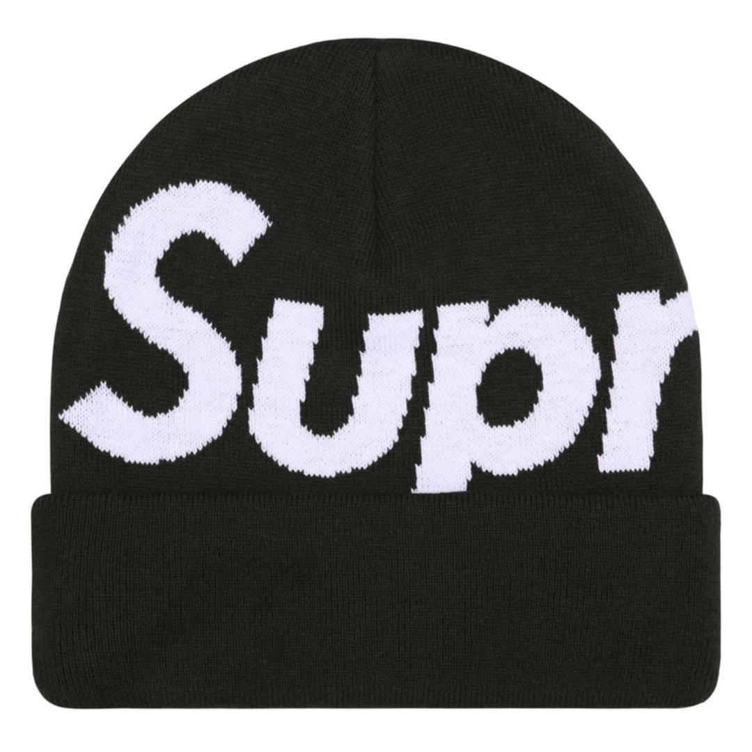 Supreme Big Logo Beanie Black ブラック 黒