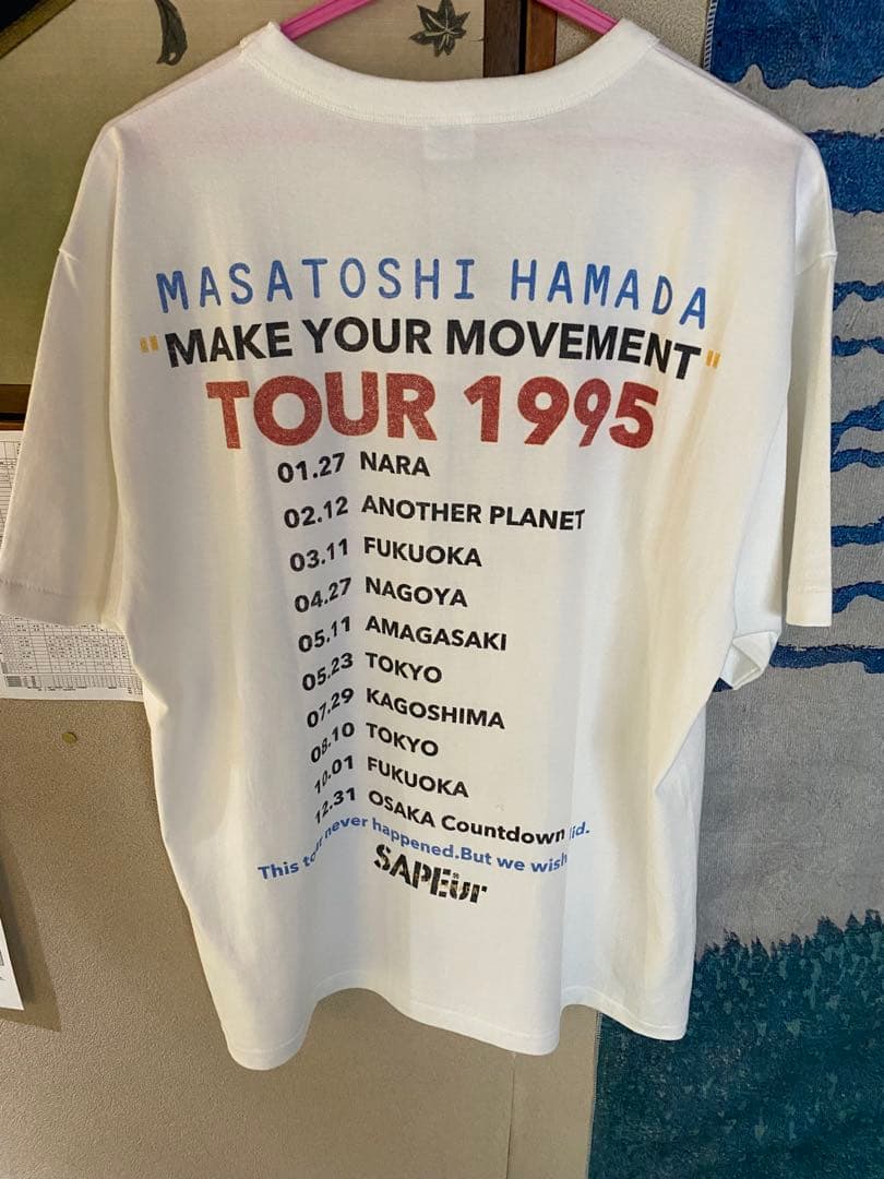 マサトシ・ハマダ Tシャツ Mサイズ 1995年ツアー