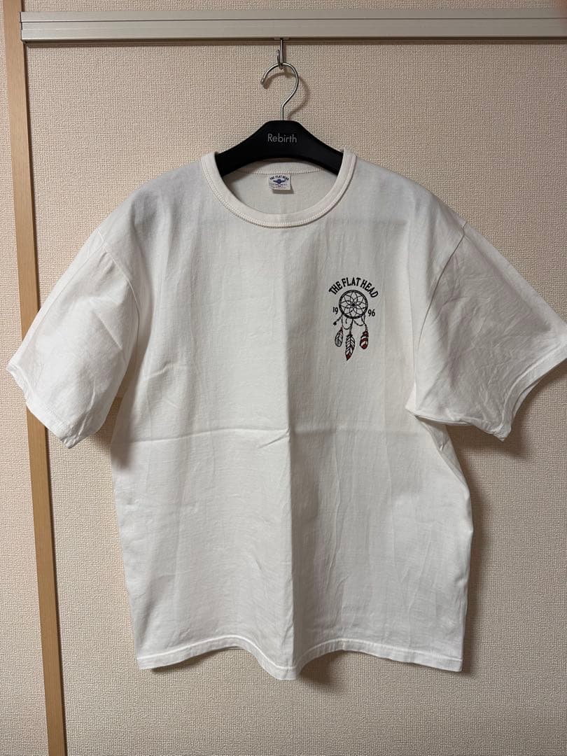 THE FLAT HEAD/バイカーデザインTシャツ/オンライン完売品/美品