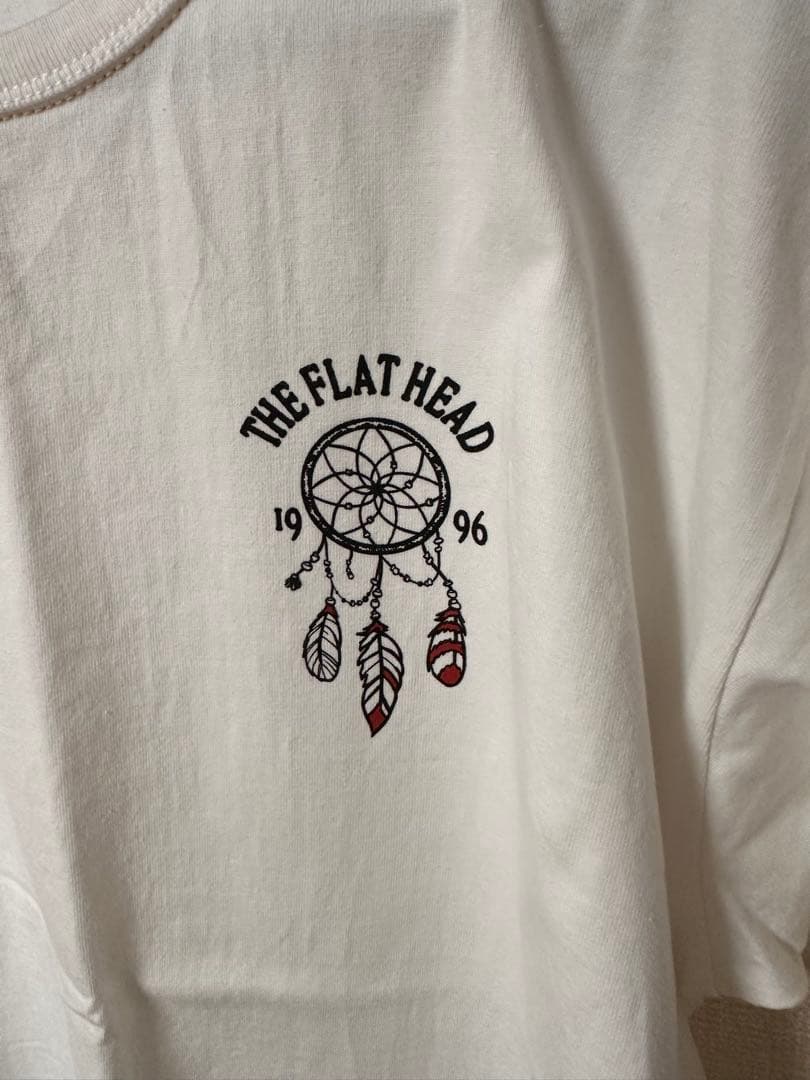 THE FLAT HEAD/バイカーデザインTシャツ/オンライン完売品/美品