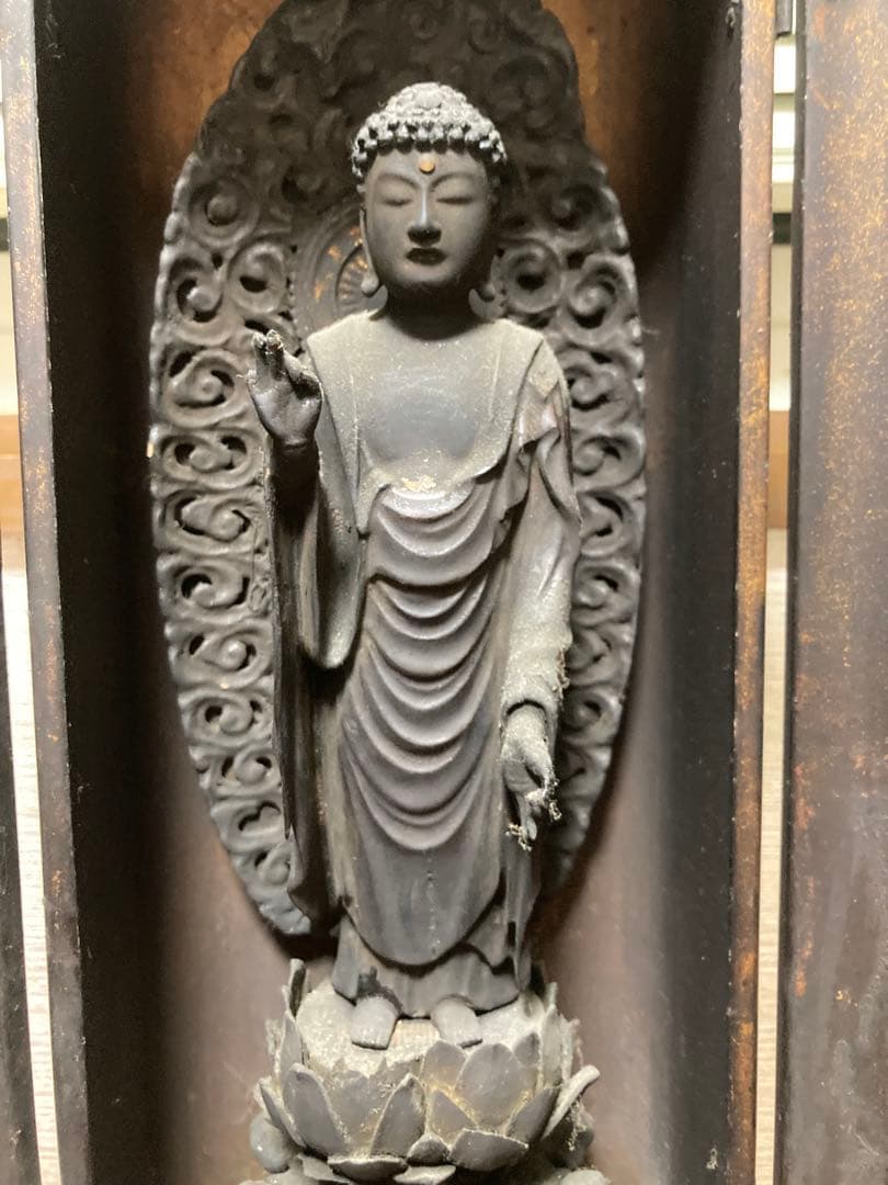 古美術仏像　厨子　美術骨董　アンティーク
