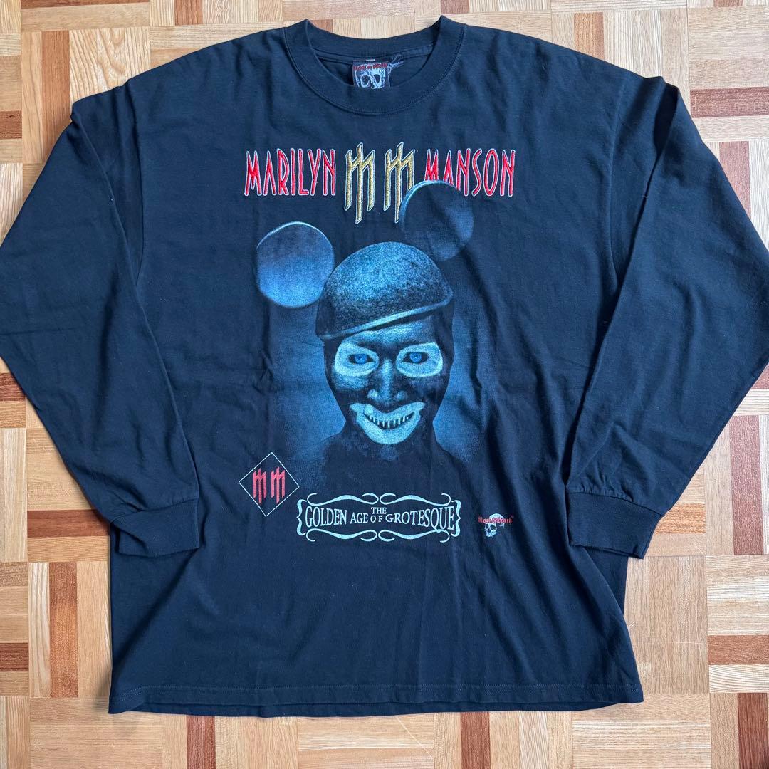 00s vintage Marilyn Manson Tシャツ