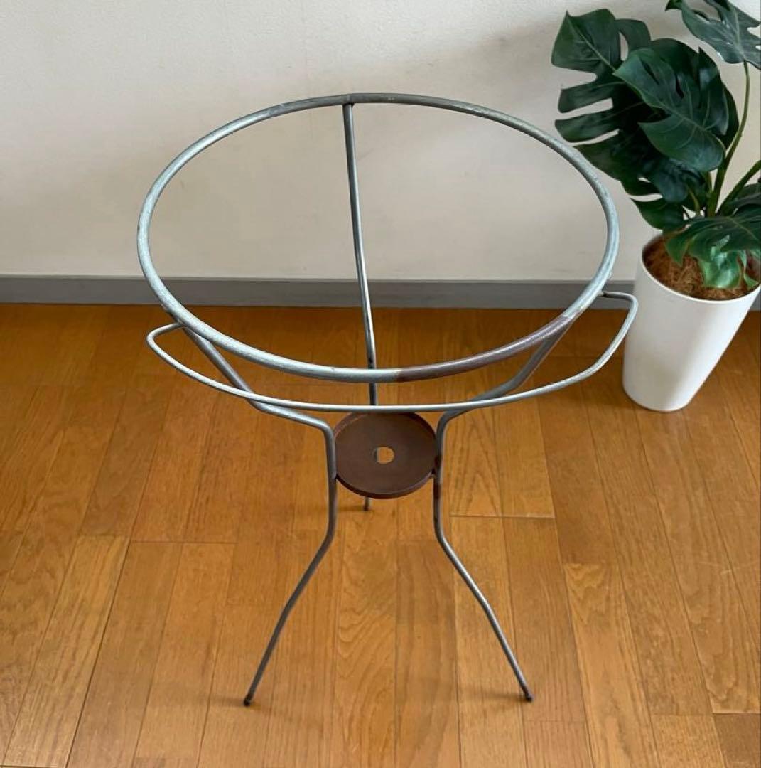 アンティーク　洗面器スタンド　ヴィンテージ　シャビー　ウォッシュスタンド　鉄脚
