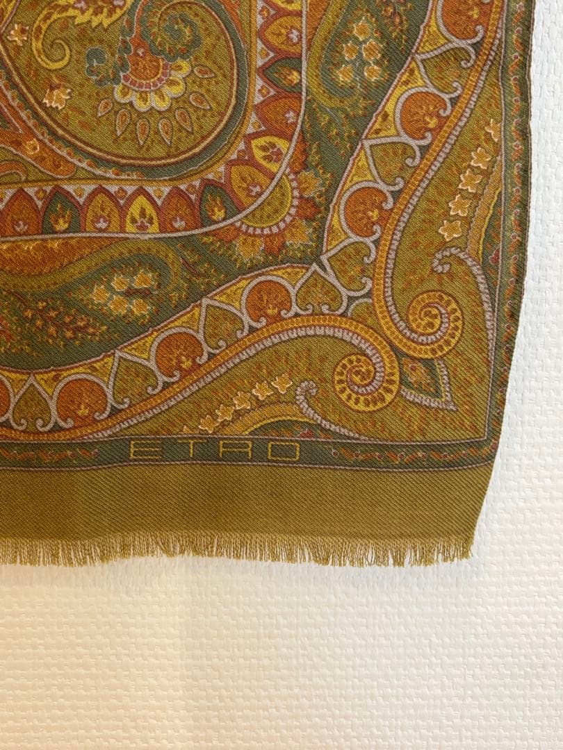 ひのき　ETRO ペイズリー柄 ストール