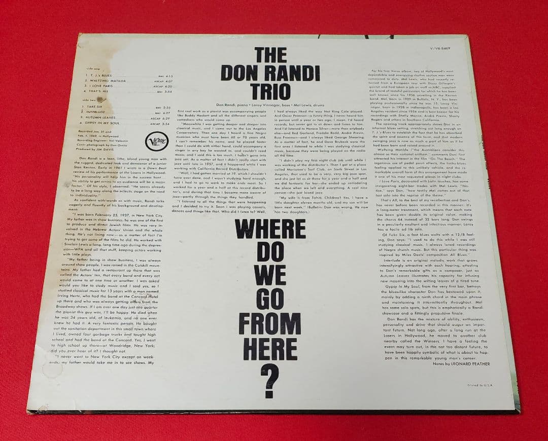 【ジャズ】『辛口Jazz名盤』に掲載されたピアノトリオの隠れ名盤