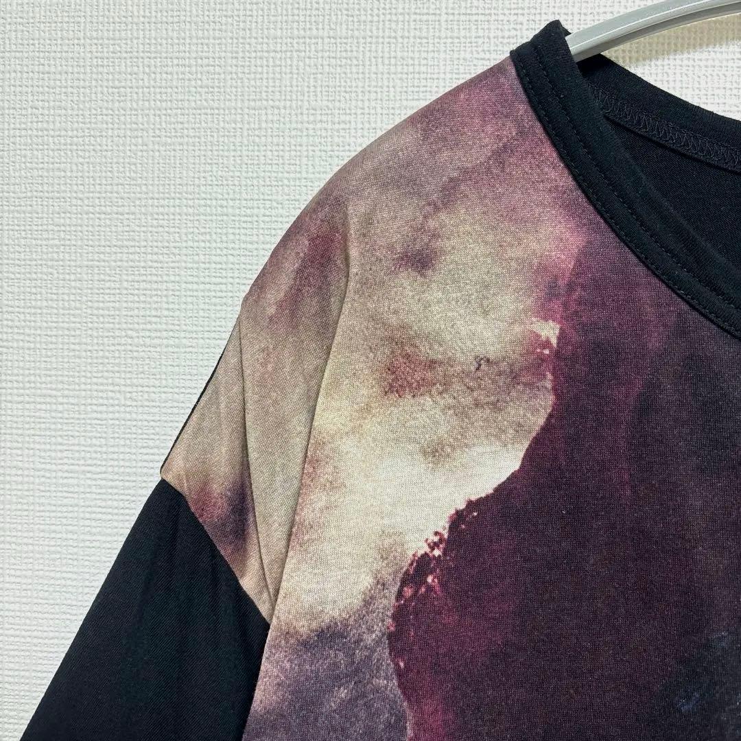 YohjiYamamoto 22aw ベクシンスキー/傷だらけの女性Tシャツ
