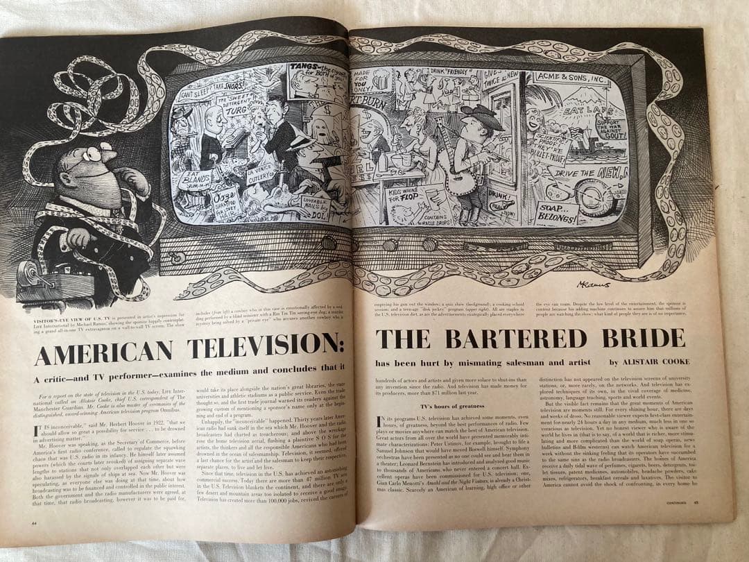 LIFE 1956 DOUBLE ISSUE マリリンモンロー ヴィンテージ広告