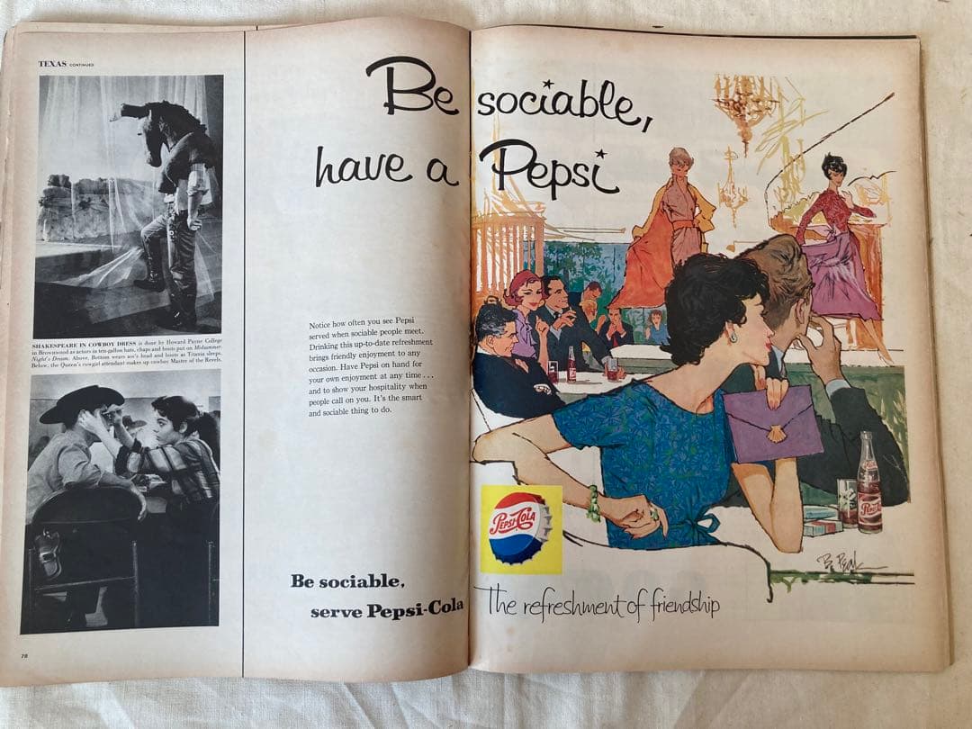 LIFE 1956 DOUBLE ISSUE マリリンモンロー ヴィンテージ広告