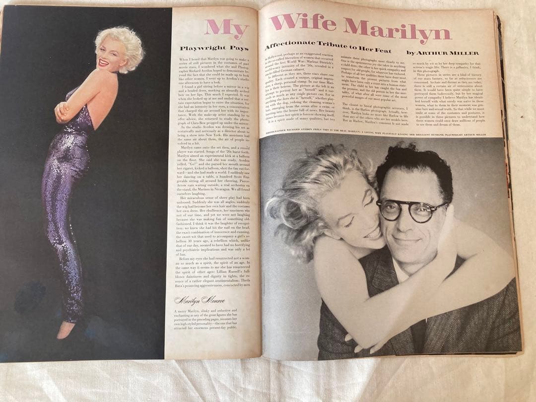 LIFE 1956 DOUBLE ISSUE マリリンモンロー ヴィンテージ広告