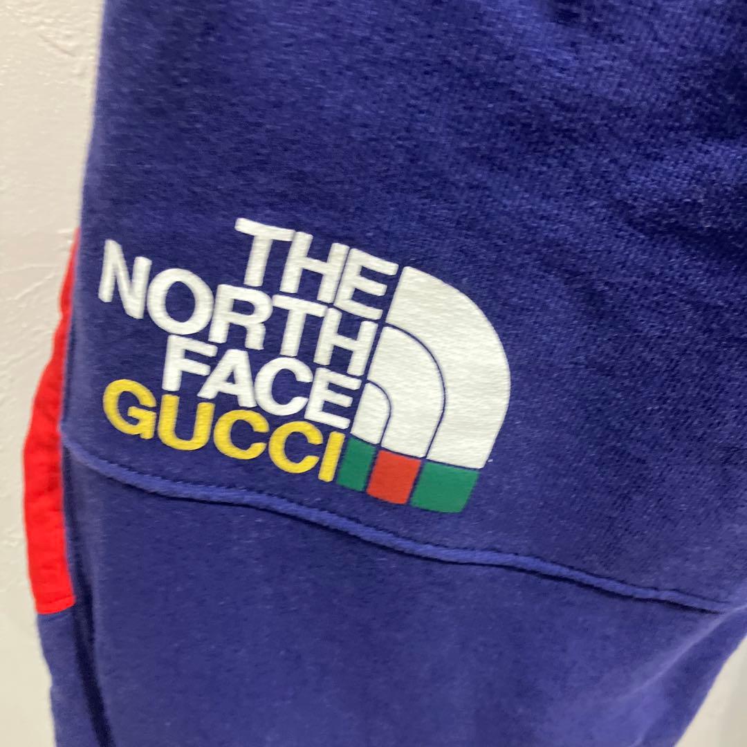GUCCI×THE NORTH FACE コラボ　マルチカラー　ナイロンパンツ