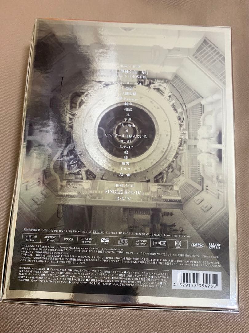 LIVEDVD キズ 単独公演「焔」2025.1.6日本武道館　裏ジャケ来夢さん